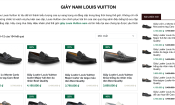 Top 6 địa điểm bán giày nam Louis Vuitton uy tín nhất hiện nay